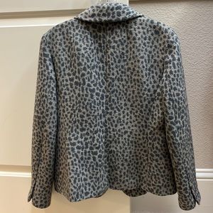 Loft Petite Size 8 Animal Print Blazer